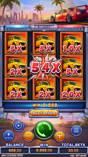 BAD RICH WOLF slot game scene - FA CHAI Gaming