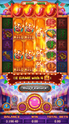 CHILIHUAHUA slot game scene - FA CHAI Gaming