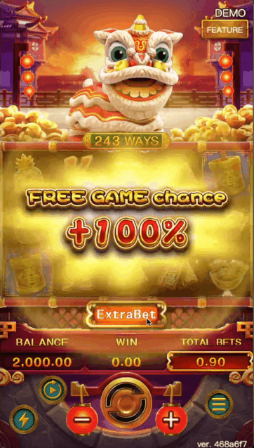 CHINESE NEW YEAR 2 slot game scene - FA CHAI Gaming