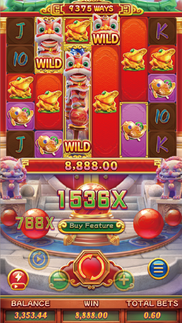 CHINESE NEW YEAR MOREWAYS slot game scene - FA CHAI Gaming