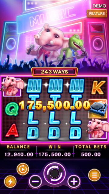 DA LE MEN slot game scene - FA CHAI Gaming