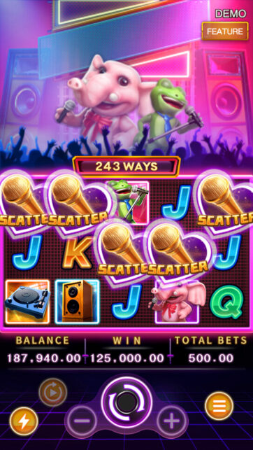 DA LE MEN slot game scene - FA CHAI Gaming