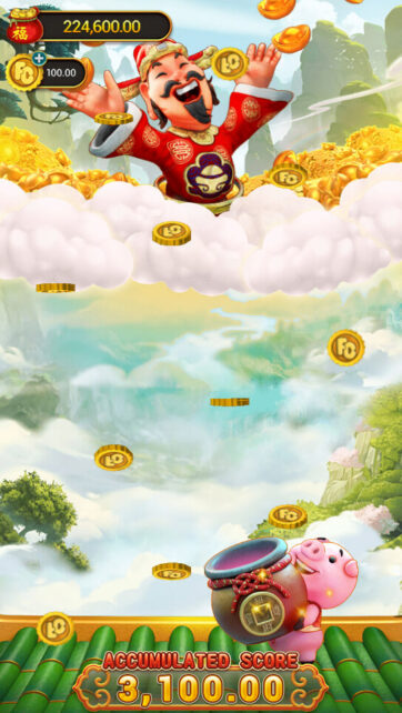 FA CHAI DOZER arcade game scene - FA CHAI Gaming