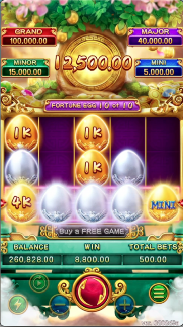 FORTUNE EGG slot game scene - FA CHAI Gaming