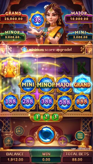 FORTUNE GODDESS slot game scene - FA CHAI Gaming