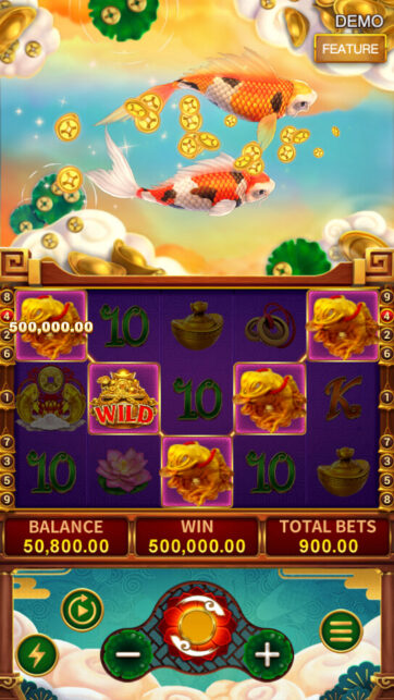 FORTUNE KOI slot game scene - FA CHAI Gaming