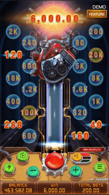 LIGHTNING BOMB arcade game scene - FA CHAI Gaming