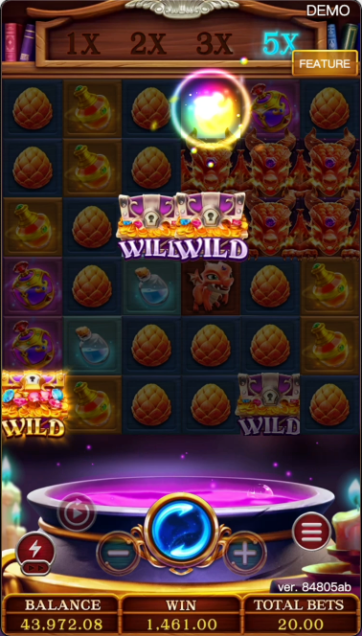 MERGE MAGIC slot game scene - FA CHAI Gaming