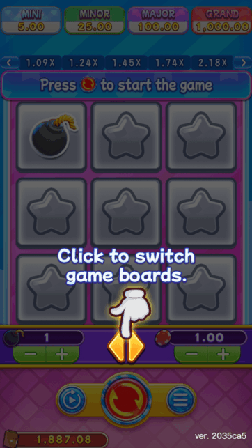 MINES arcade game scene - FA CHAI Gaming