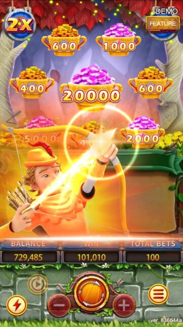 ROBIN HOOD slot game scene - FA CHAI Gaming