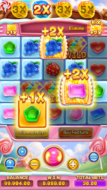 SUGAR BANG BANG 2 slot game scene - FA CHAI Gaming