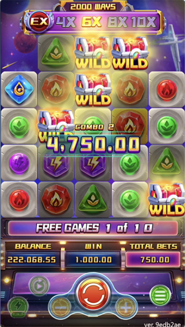 SUPER ELEMENTS slot game scene - FA CHAI Gaming