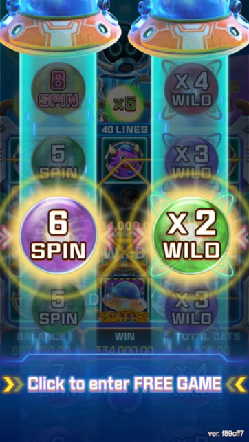 WAR OF THE UNIVERSE slot game scene - FA CHAI Gaming