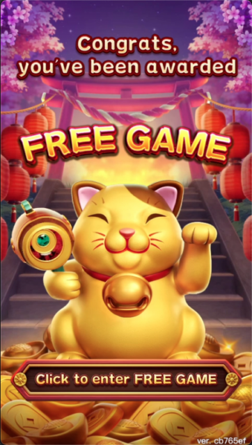 WIN WIN NEKO slot game scene - FA CHAI Gaming